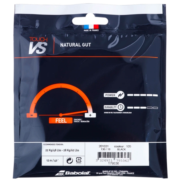 Babolat Touch VS Natural Gut 法國頂級羊腸網球線