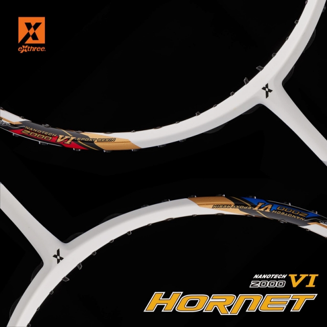 exthree HORNNET 2000 VI 大黃蜂6代 羽球拍 紅標