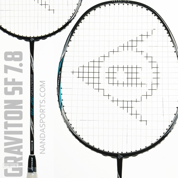 登陸普DUNLOP Graviton SF 7.8 羽球拍