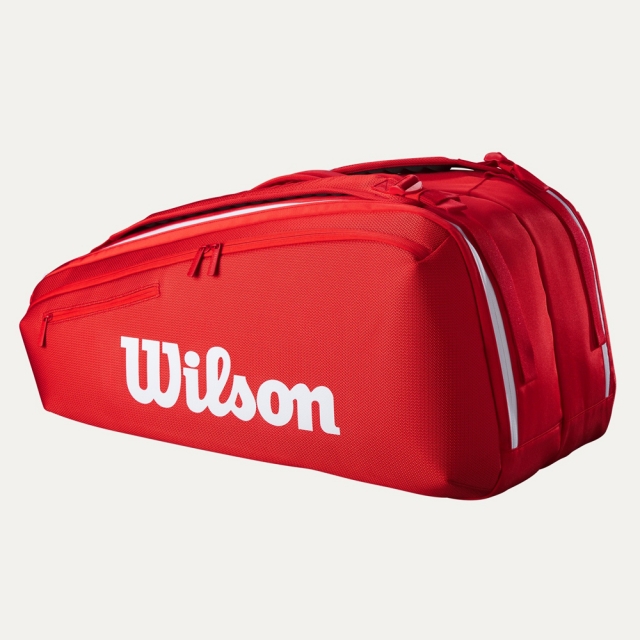 Wilson Super Tour Red 9 Pack Wilson 拍包袋