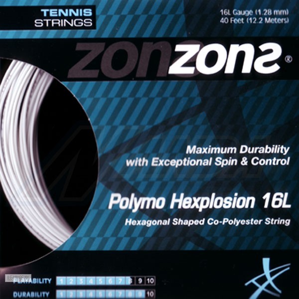 ZONS Polymo Hexplosion 六角網球線