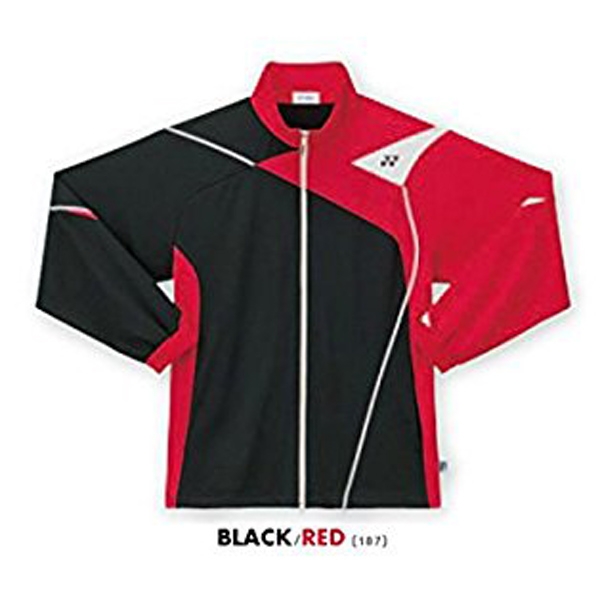 YONEX 立領運動外套 黑紅(XL)