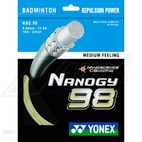 YONEX NBG98 奈米纖維羽球線