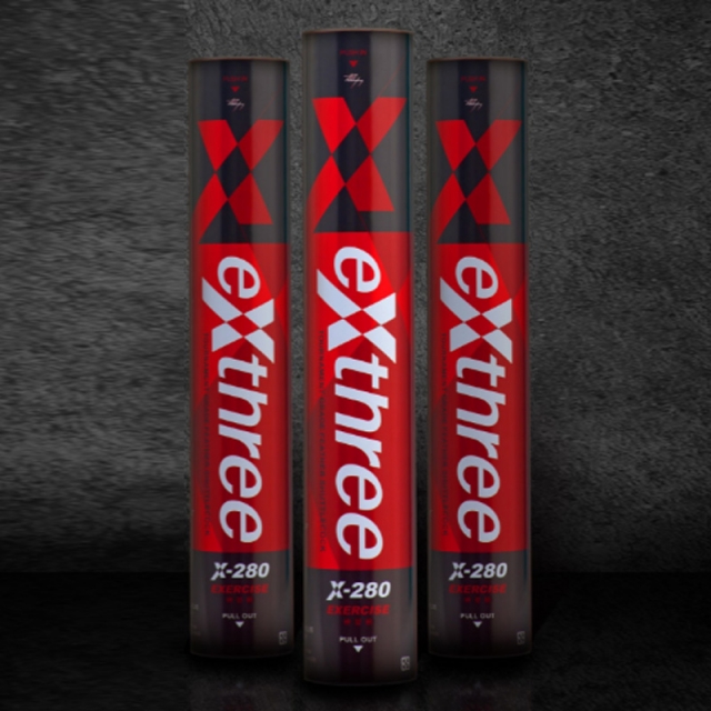 exthree X-280 練習級羽毛球