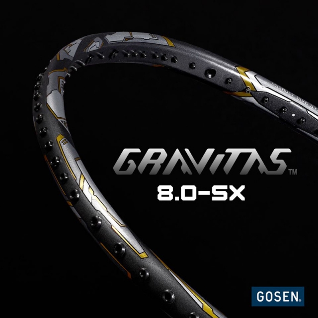 GOSEN GRAVITAS 8.0SX 羽球拍