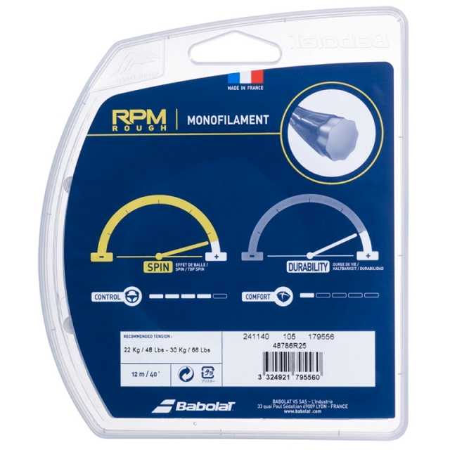 Babolat RPM Blast Rough 八角壓紋網球線